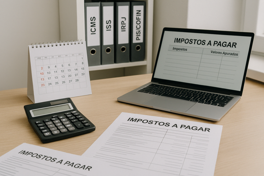 Imposto a Recolher é Ativo ou Passivo